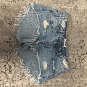One teaspoon jean shorts
